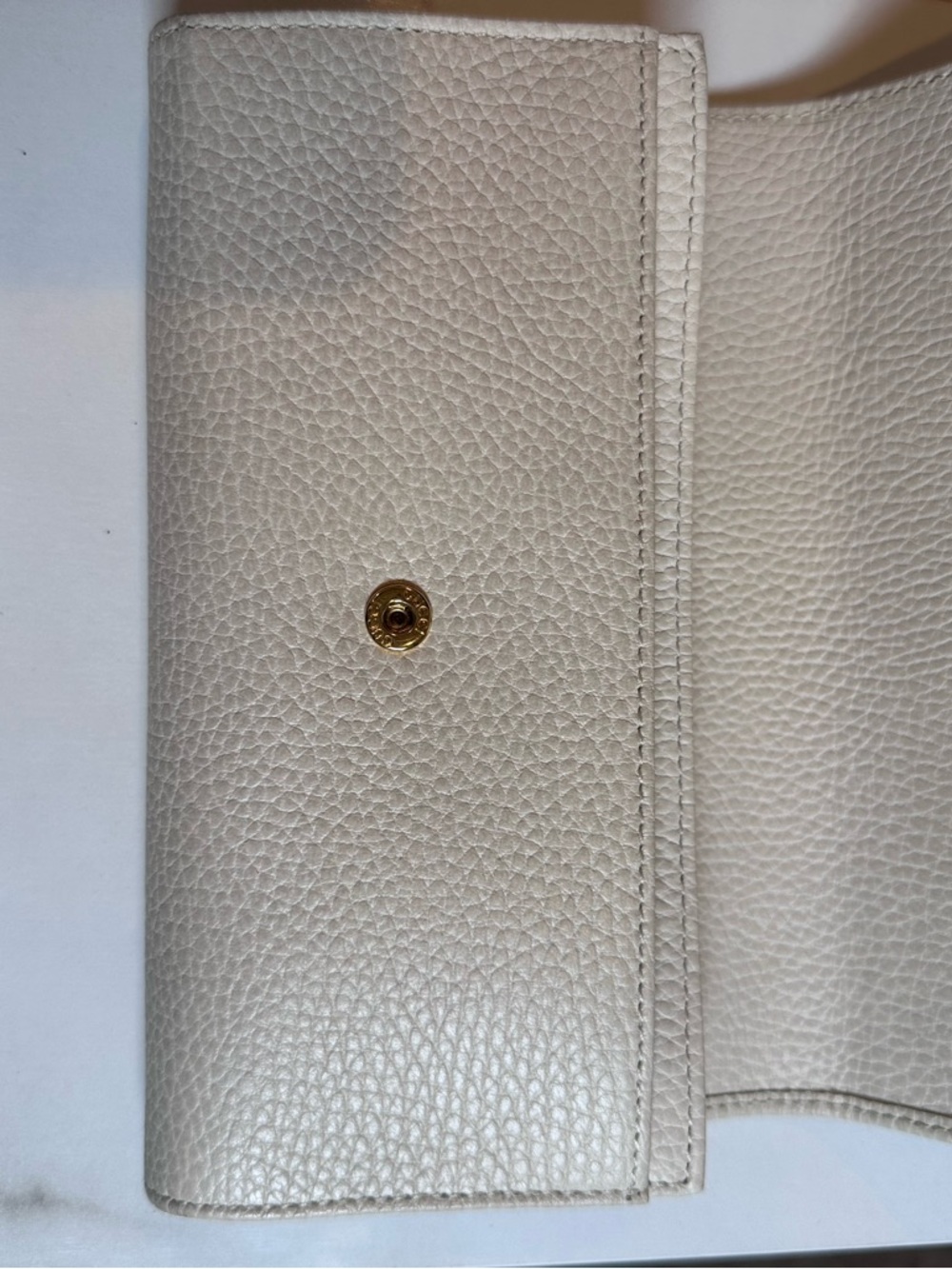 GUCCI GG Marmont Double G Continental
Wallet Long Wallet Beige Leath - Picture 12 of 13